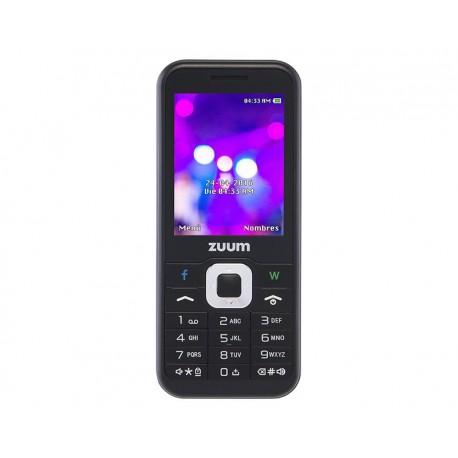 Celular Zuum Fun 3G 256 MB Negro-TodoenunLugar-sku: 211589