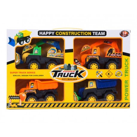 Set de Camiones de Construcción Power Truck-TodoenunLugar-sku: 703133