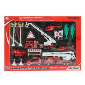 Set de Vehículos de Rescate Fire Rescue-TodoenunLugar-sku: 707179