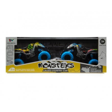 Set de 2 Cuatrimotos Monsters de Juguete-TodoenunLugar-sku: 714441