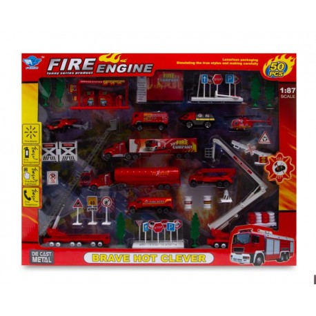 Set de Estación de Bomberos Feisu-TodoenunLugar-sku: 714123