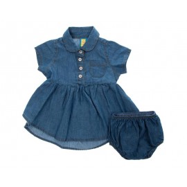 Vestido Azul marca Grafito Baby para Bebé Niña-TodoenunLugar-sku: 509058