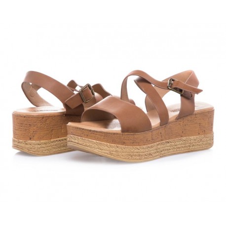 Sandalias marca 18 Forever color Café para Mujer-TodoenunLugar-sku: 800617