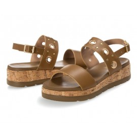 Sandalias marca 18 Forever color Camel para Mujer-TodoenunLugar-sku: 812388