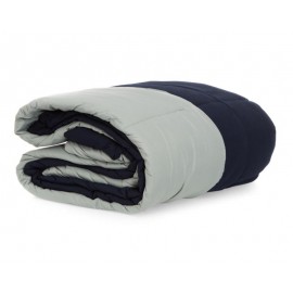 Juego de Edredón Starhaus Bedware Reversible Mat Navy Matrimonial-TodoenunLugar-sku: 460621