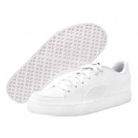 Tenis Puma Court Point Vulc v2 Jr Juvenil color Blanco-TodoenunLugar-sku: 807363