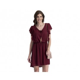 Vestido Casual Tinto marca Sahara Woman para Mujer-TodoenunLugar-sku: 310505