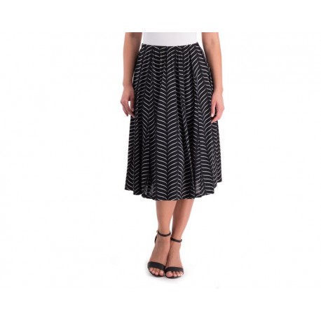 Falda Midi Negra marca Sahara Woman para Mujer-TodoenunLugar-sku: 306705