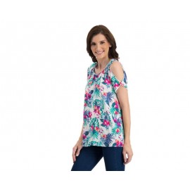 Blusa Estampada sin Mangas marca Lady Sun para Mujer-TodoenunLugar-sku: 305415