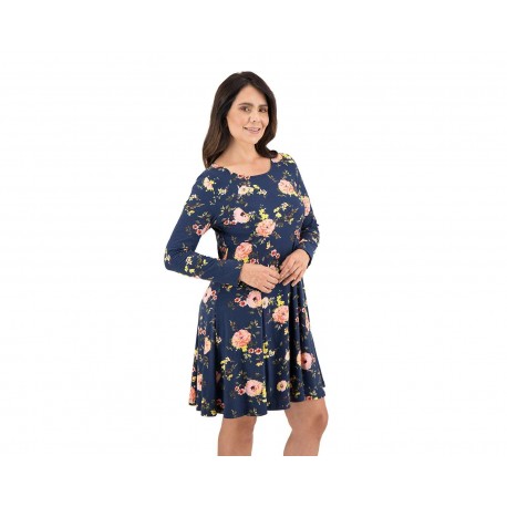 Vestido Azul marca Sahara Woman para Mujer-TodoenunLugar-sku: 331172