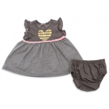 Vestido Gris para Bebé Baby Colors-TodoenunLugar-sku: 508402