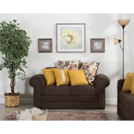 Loveseat Alba en Loneta Café-TodoenunLugar-sku: 402072