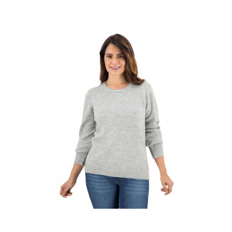 Suéter Gris marca Sahara Woman para Mujer-TodoenunLugar-sku: 330749