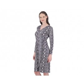 Vestido Casual color Gris para marca Sahara Woman para Mujer-TodoenunLugar-sku: 330964