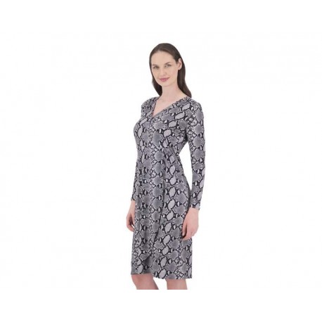 Vestido Casual color Gris para marca Sahara Woman para Mujer-TodoenunLugar-sku: 330964