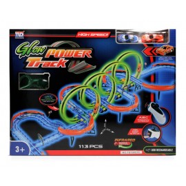 Autopista con Control Remoto Glow Power Track-TodoenunLugar-sku: 714401