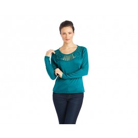 Blusa Verde marca Cora Tossetti para Mujer-TodoenunLugar-sku: 316089