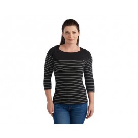 Blusa Negra Manga Larga marca Sahara Woman para Mujer-TodoenunLugar-sku: 321941