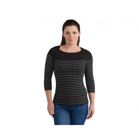 Blusa Negra Manga Larga marca Sahara Woman para Mujer-TodoenunLugar-sku: 321941