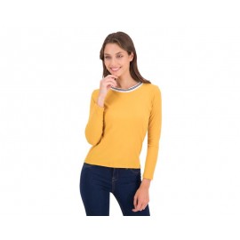 Blusa Amarilla Manga Larga marca Refill para Mujer-TodoenunLugar-sku: 332406