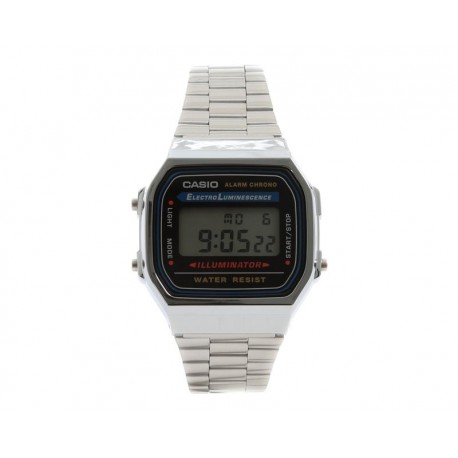 Reloj Casio A168WA-1Q Plateado-TodoenunLugar-sku: 724203