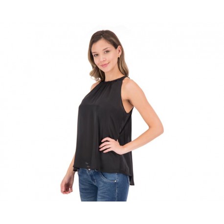 Blusa color Negro sin Mangas marca Jennifer Lopez para Mujer-TodoenunLugar-sku: 332086