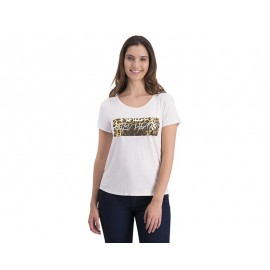 Playera Blanca Manga Corta marca Thinner para Mujer-TodoenunLugar-sku: 332230