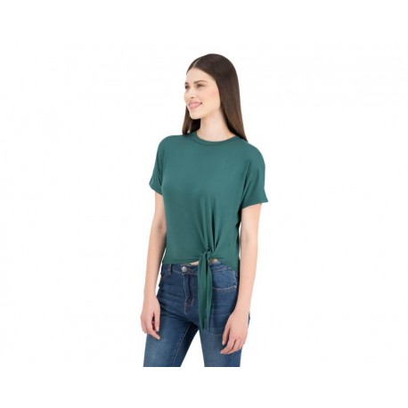 Blusa Verde Manga Corta marca Nectar para Mujer-TodoenunLugar-sku: 332319