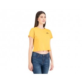 Playera Manga Corta color Mostaza marca Up & Down para Mujer-TodoenunLugar-sku: 332770