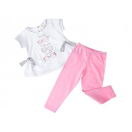 Conjunto con Mallas Rosas para Niña Baby Colors-TodoenunLugar-sku: 500546