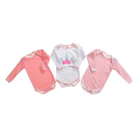 Set de Mamelucos marca Baby Colors para Bebé Niña-TodoenunLugar-sku: 500171