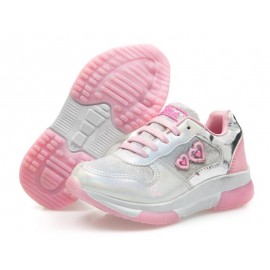 Tenis Girls Attitude Plateados para Niña-TodoenunLugar-sku: 812486