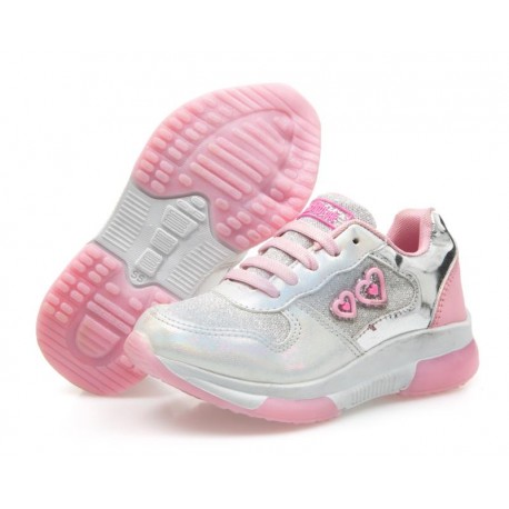 Tenis Girls Attitude Plateados para Niña-TodoenunLugar-sku: 812486