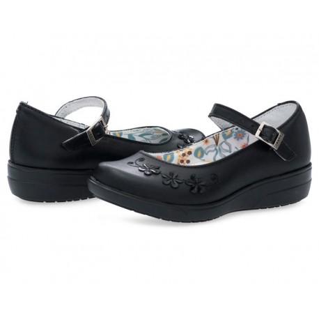 Zapatos Escolares Negros Grafito para Niña-TodoenunLugar-sku: 806311