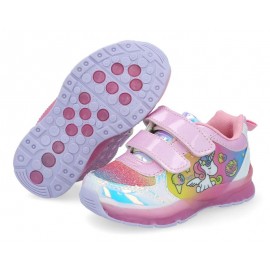 Tenis Rosas con Luces marca Onix para Niña-TodoenunLugar-sku: 811196