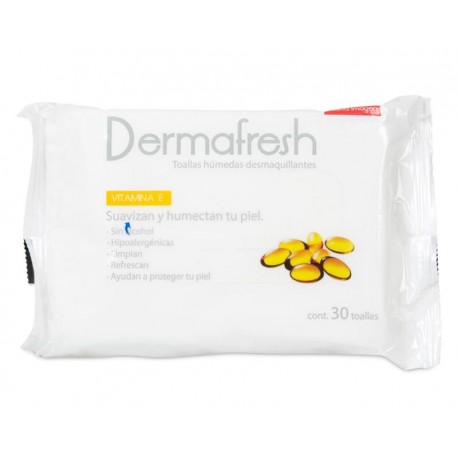 Toallitas desmaquillantes con vitamina E Dermafresh-TodoenunLugar-sku: 705871