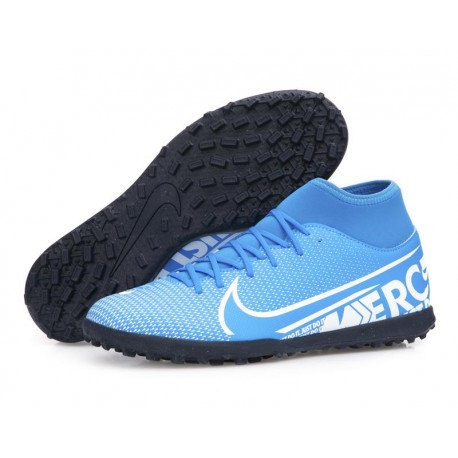 Tenis Nike Azules Mercurial Superfly 7 Club TF Azules para Hombre-TodoenunLugar-sku: 805916
