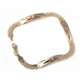 Pulsera de Oro Berumen de 10 Quilates-TodoenunLugar-sku: 867021