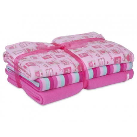 Set de Sábanas marca Baby Colors para Bebé Niña-TodoenunLugar-sku: 579700