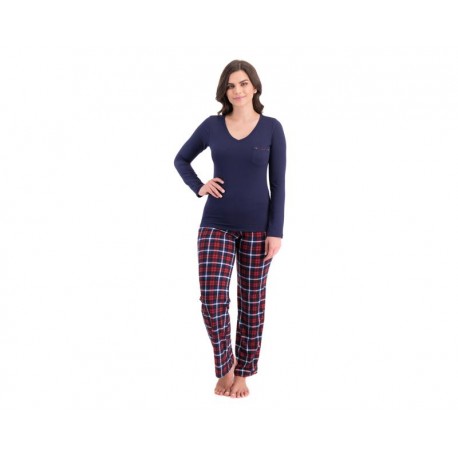 Pijama Beauty Secret Azul para Mujer-TodoenunLugar-sku: 318559