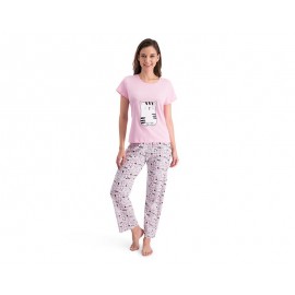 Pijama Beauty Secret Rosa para Mujer-TodoenunLugar-sku: 332739