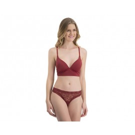 Coordinado color Tinto marca Eva tu Estilo Íntimo para Mujer-TodoenunLugar-sku: 303407