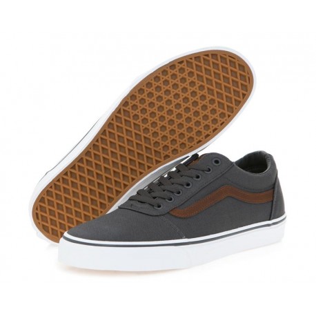 Tenis Vans Ward Deluxe color Gris para Hombre-TodoenunLugar-sku: 812630