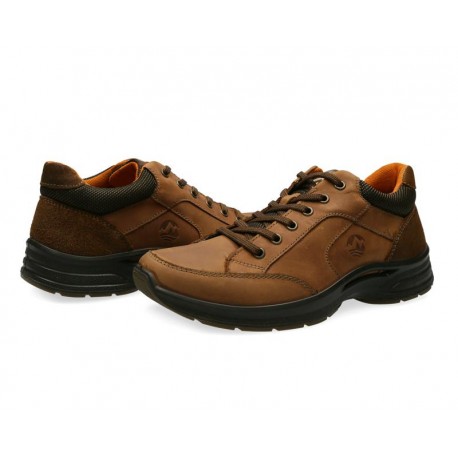 Zapatos Casuales de Piel marca Flexi color Café para Hombre-TodoenunLugar-sku: 814223