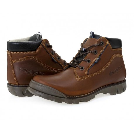 Botas Casuales marca Discovery de Piel color Café para Hombre-TodoenunLugar-sku: 814152