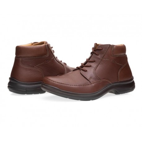 Botas Confort de Piel marca Flexi color Café para Hombre-TodoenunLugar-sku: 814180