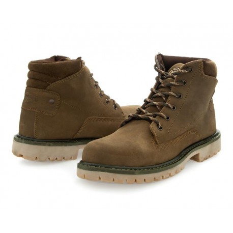 Botas de Trabajo marca Kroogen de Piel color Verde Olivo para Hombre-TodoenunLugar-sku: 812348