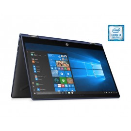 Notebook Híbrida HP 14-CD0064LM de 14" Core i3 4 GB RAM de 1 TB Azul-TodoenunLugar-sku: 224699