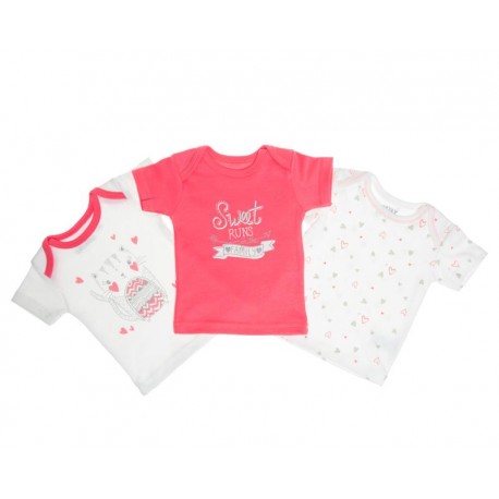 Set de Playeras marca Baby Colors para Bebé Niña-TodoenunLugar-sku: 500998