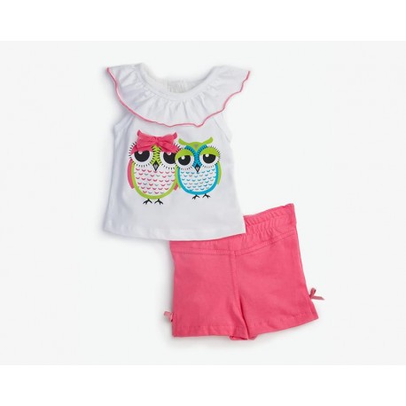 Conjunto con Short Baby Colors Blanco-TodoenunLugar-sku: 532143